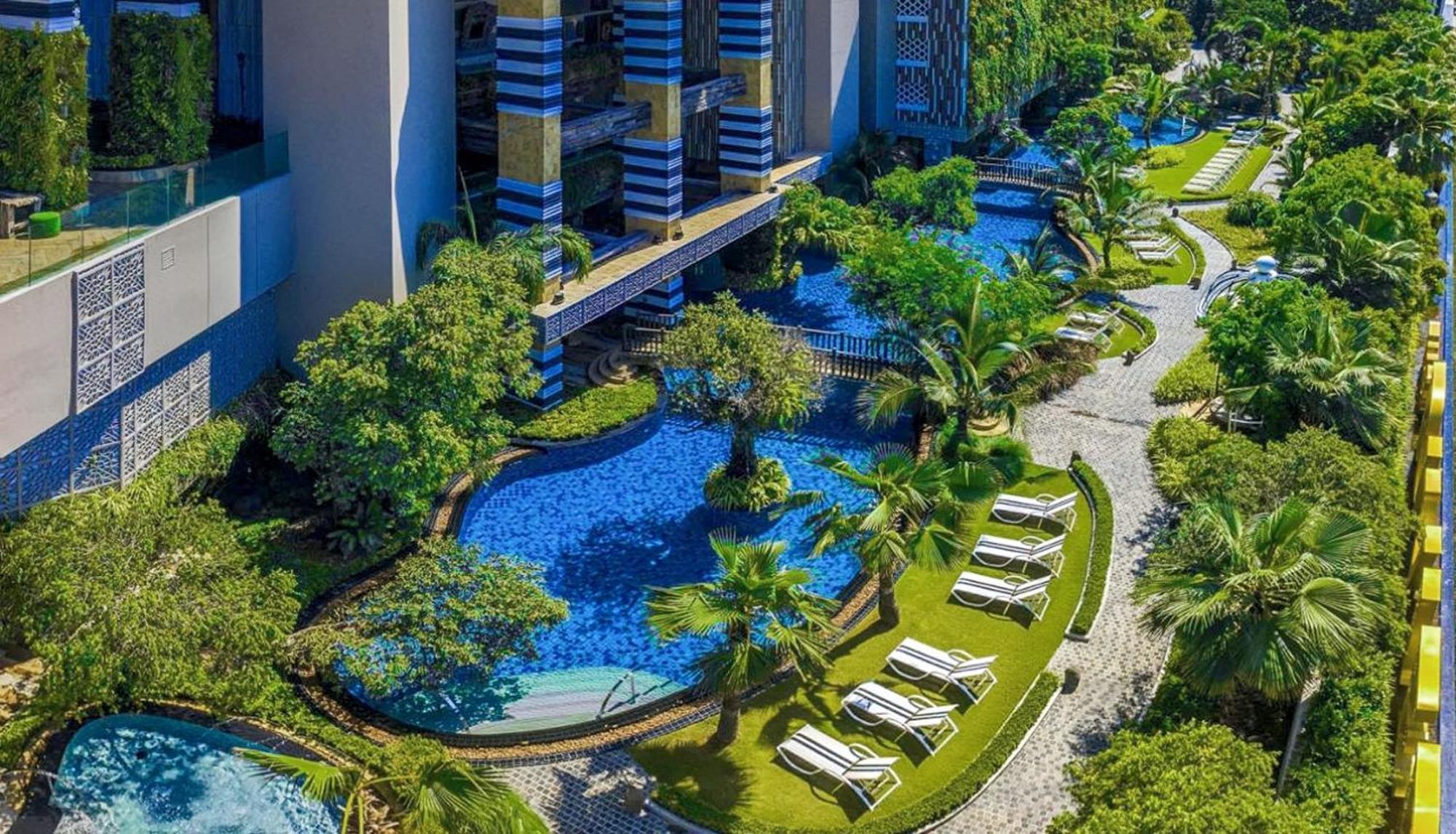 芭提雅高层海景奢华公寓the Riviera Jomtien生香家直达海滩2704 Екстер'єр фото