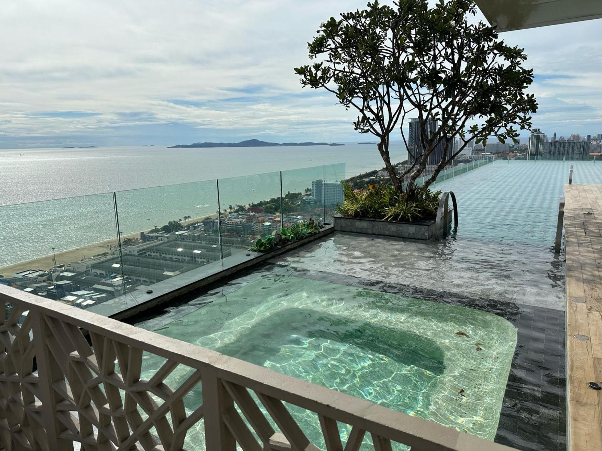 芭提雅高层海景奢华公寓the Riviera Jomtien生香家直达海滩2704 Екстер'єр фото